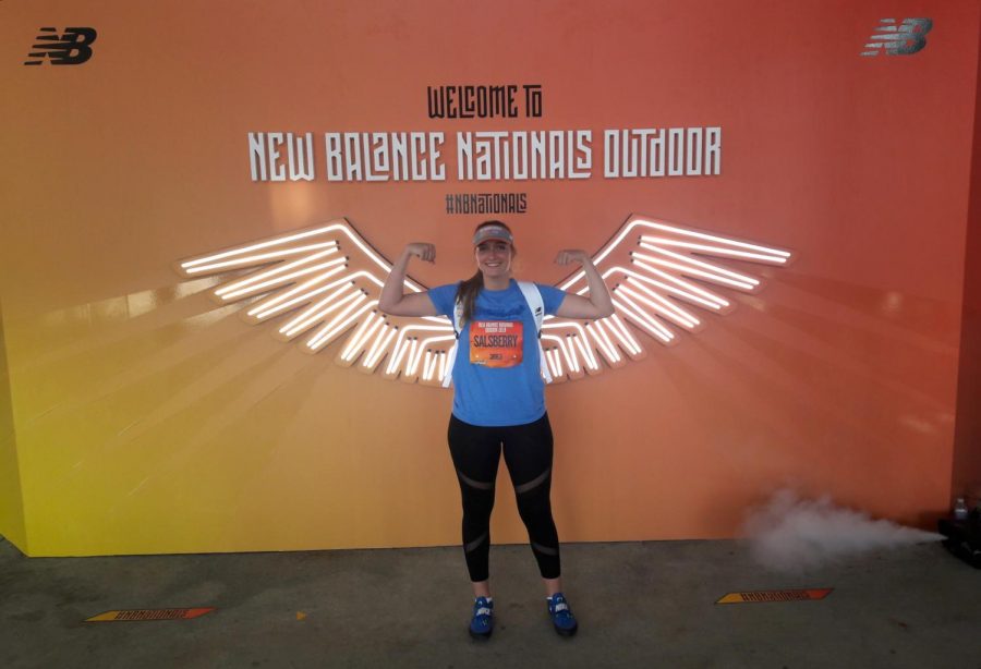Freshman Cara Salsberry Takes 13th out of 47 in Discus At New Balance Nationals Outdoor 2018
